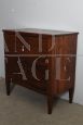 Small antique Tuscan dresser in chestnut wood, Italy late 18th century                            