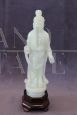 Mid-20th century carved jade Buddha sculpture