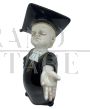 Lenci ceramic little lawyer sculpture