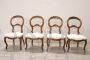 Set of four antique Louis Philippe chairs, 19th century