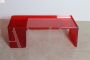 Usame red coffee table by Patricia Urquiola for Kartell, 1980