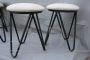 Set of 4 vintage stools