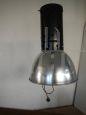 "Brocca" industrial lamp from the 70s, black color