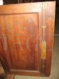 Antique cupboard with glass doors, early 20th century