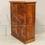 Office filing cabinet with double roller shutter in oak