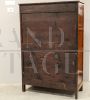 Antique Empire tallboy chest of drawers in walnut from the 19th century