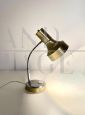 Directional brass desk lamp, Italy 1960s