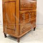 Antique chest of drawers in inlaid walnut, 18th century Italy