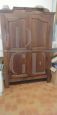 Antique walnut wardrobe, late 18th century