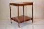 Fratelli Reguitti lounge trolley in teak, 1950s