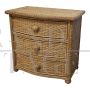 Pair of woven bamboo dressers