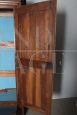 Antique Provençal cupboard or wardrobe in walnut with one door, 18th century