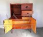 Modular cabinet in mahogany, Italian design from the 1960s