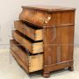 Antique Louis Philippe chest of drawers in walnut from the 19th century