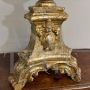 Antique 18th century candle holder with mecca gilding    