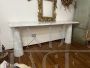 Carrara marble console by Angelo Mangiarotti for Skipper