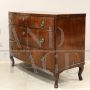 Louis XV chest of drawers in walnut, 18th century Italy