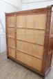 Large antique wardrobe in solid walnut from the mid-19th century