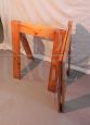 Pair of vintage 1970s freestanding trestles