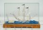 Antique sailing ship in filigreed silver from the 20th century