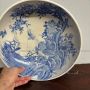 Large antique Japanese porcelain plate from the Meiji period