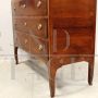 Antique Directoire period dresser in walnut, Italy 18th century