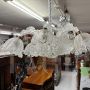 Barovier and Toso chandelier in artistic Murano glass, Italy 1930s