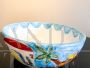 Large hand-painted ceramic bowl from Pantelleria, Italy 1980s