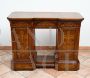 Antique Neapolitan Smith desk in inlaid walnut briar