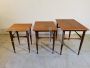 3 Danish nesting tables by Hovmand Olsen