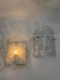 Pair of Sylcom wall lights in Murano glass