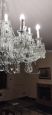 Crystal chandelier from the 80s with 24 light