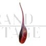 Sculpture by Alessandro Barbaro in red Murano glass