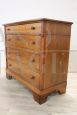 Small antique dresser in poplar wood from the late 19th century