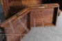 Antique sideboard from the Charles X era in solid walnut, early 19th century