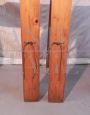 Pair of vintage 1970s freestanding trestles