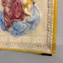 Antique 19th century Emilian devotional plaque with Virgin and Jesus