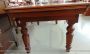 Antique convertible english dining pool table in mahogany, late 19th century