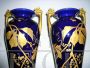 Pair of Tours Art Nouveau vases signed Gustave Asch, France, early 20th century