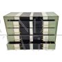 Retro style glass-covered 4-drawer dresser