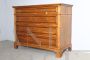 Antique Tuscan chest of drawers from the mid-19th century in poor art