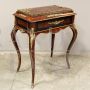 Antique Napoleon III jardiniere planter coffee table with inlays