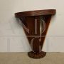 Stunning 1940s art deco console in walnut