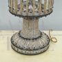 Pair of Art Deco style glass bead table lamps