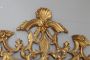 Antique mirror from the mid-18th century, carved and gilded with pure gold