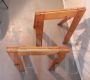 Pair of vintage 1970s freestanding trestles