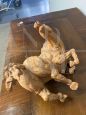 Alberto Ricci - Contemporary terracotta sculpture with horse, Rome 20th century