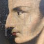 Antique painting depicting a portrait of the emperor Julius Caesar, 18th century