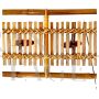 Bamboo wall coat rack by Olaf Von Bohr for Bonacina, Italy 1960