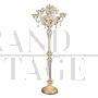 Finely crafted Murano glass floor lamp with 24 kt gold